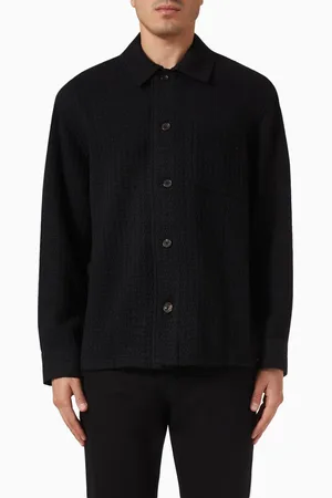 Frame Textured Shirt Jacket