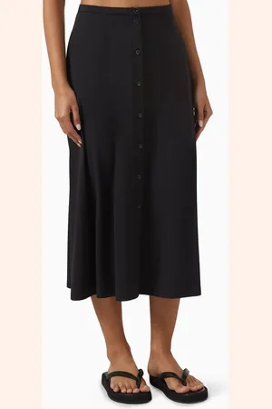 12 STOREEZ Beach Midi Skirt