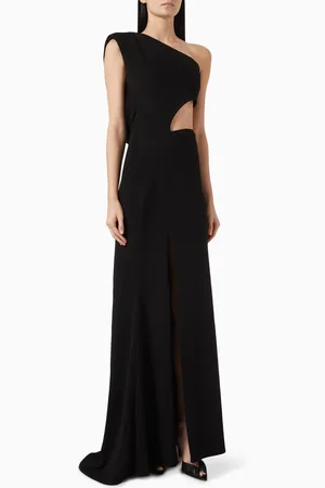 GEMY MAALOUF One-shoulder Cut-out Maxi Dress
