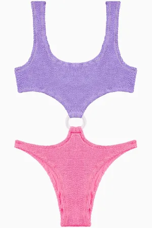 Reina Olga Augusta One-piece Swimsuit in Crinkle Fabric