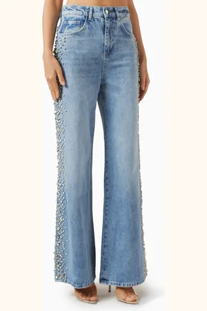 MARELLA Crystal-embellished Flared Jeans