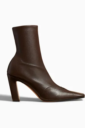 Khaite Nevada 85 Ankle Boots in Nappa Leather