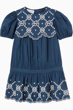 Gucci Embroidered Dress in Cotton