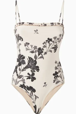 Agua by Agua Bendita Ruffle-trim One-piece Swimsuit