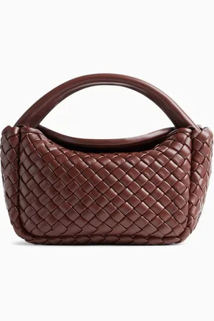 Bottega Veneta Small Cobble Top-handle Bag in Intrecciato Leather