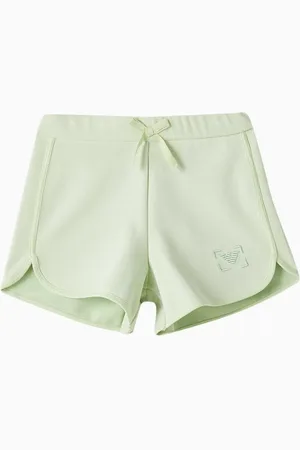 Emporio Armani Logo Shorts in Jersey