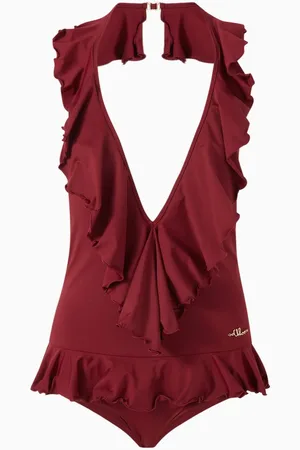 Chloé Ruffle One-piece Swimsuit
