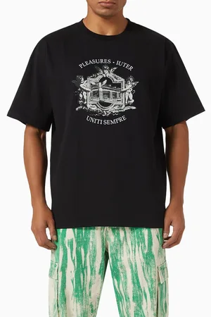 Pleasures Alberto T-shirt in Cotton