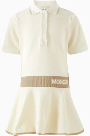 Moncler Logo Polo Dress in Cotton-blend