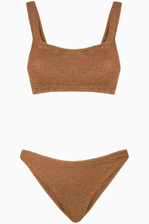 Hunza G Xandra Bikini in Crinkle Nylon Blend