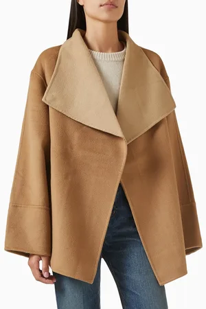 Soft Goat Double Faced Coat in Wool-cashmere