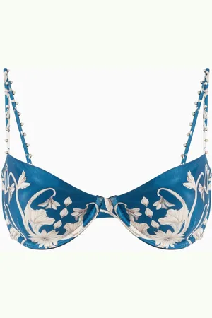 Agua by Agua Bendita Magdalena Ribbons Bikini Top