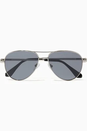 Roderer James Aviator Polarized Sunglasses in Stainless Steel