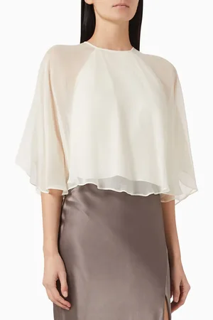 The Sei Flutter Crop Top
