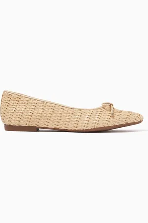 Schutz Arissa Ballet Flats in Raffia