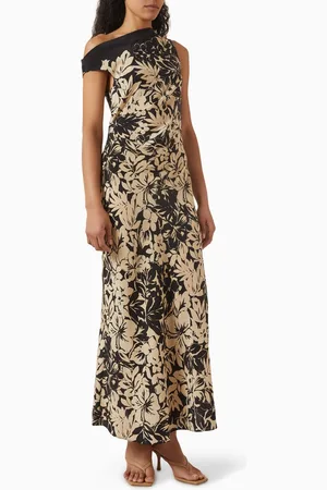 Bec & Bridge Astala Maxi Dress in Silk Crepe De Chine