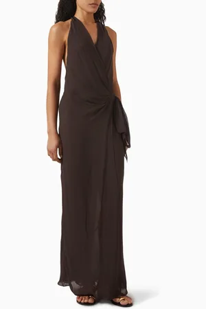Bec & Bridge Soneva Wrap Maxi Dress in Viscose