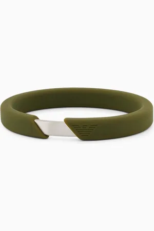 Emporio Armani Eagle Logo Bracelet in Silicone
