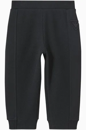 Emporio Armani Textured Sweatpants in Fleece