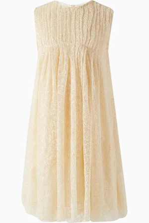 SHATHA ESSA Pintuck Midi Dress