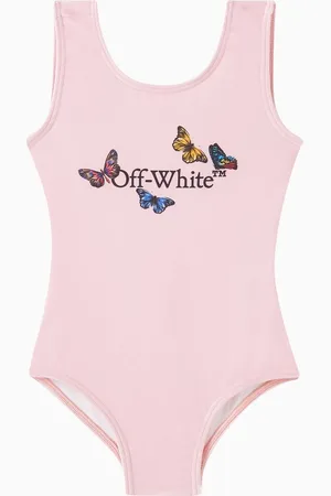 OFF-WHITE Bookish Butterfly Graphic One-piece Swimsuit