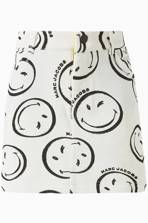Marc Jacobs Smiley Logo-print Skirt in Cotton