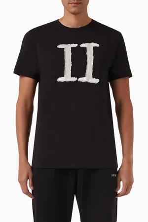 Les Deux Hand Drawn Encore T-shirt in Cotton
