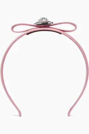 VERSACE Biggie Bow Hairband in Satin