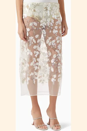 SIEDRES Wells Sequin-embellished Skirt