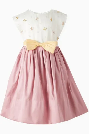 SHATHA ESSA Migina Embellished Dress in Silk-blend