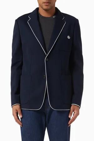 Gucci Embroidered GG Jacket in Cotton-jersey
