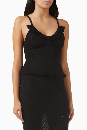 Asta Resort Michaela Cami Top in Sequin Knit