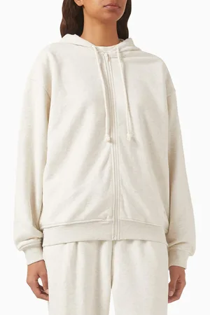 12 STOREEZ Relaxed-fit Front-zip Hoodie in French Terry