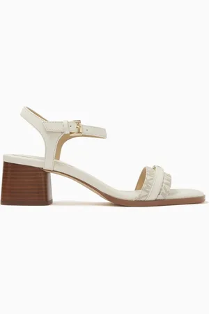 Michael Kors Mandy 60 Mule Sandals in Monogram Canvas & Leather