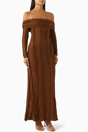CHARO RUIZ IBIZA Minerva Off-shoulder Maxi Dress