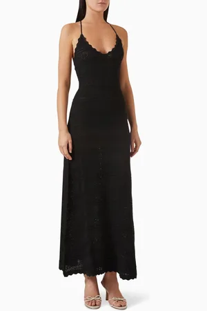 Livy Golden West Crochet Maxi Dress