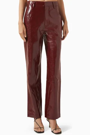 Mossman Outspoken Straight-leg Pants in Faux Leather