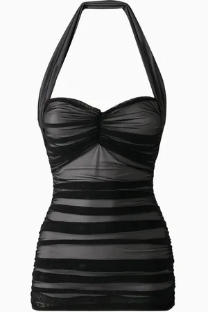 Norma Kamali Bill Mio One-piece Swimsuit in Mesh