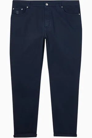 Brunello Cucinelli Garment-dyed Jeans in Denim