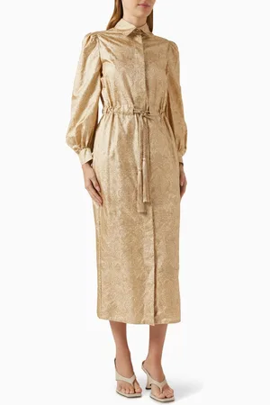 Max Mara Ape Belted Midi Dress