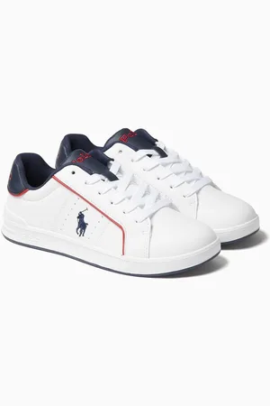 Ralph Lauren Heritage Court III Sneakers in Faux Leather