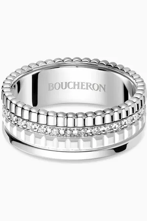 Boucheron Small Quatre White Edition Diamond Ring 18kt White Gold