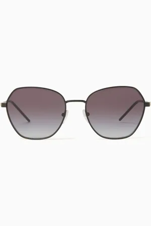 Emporio Armani Irregular-shaped Sunglasses in Metal