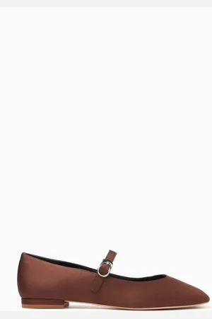 Reformation Melissa Mary-Jane Ballerinas in Satin