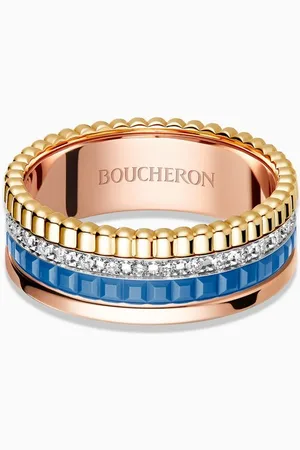 Boucheron Quatre Blue Edition Diamond Ring in 18kt
