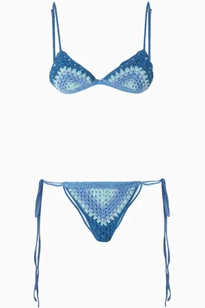 Cleonie Swim Peaches Crochet Bikini Set