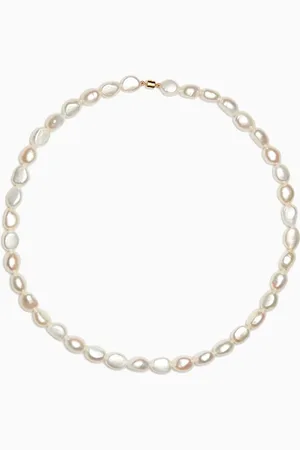 Damas Kiku Pearl Necklace in 18kt Gold
