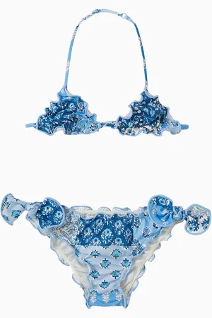 MC2 SAINT BARTH Paisley Triangle Bikini Set
