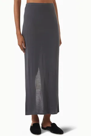12 STOREEZ Maxi Skirt in Merino Wool