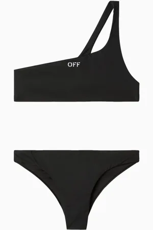 OFF-WHITE Off-stamp One-shoulder Bikini Set
